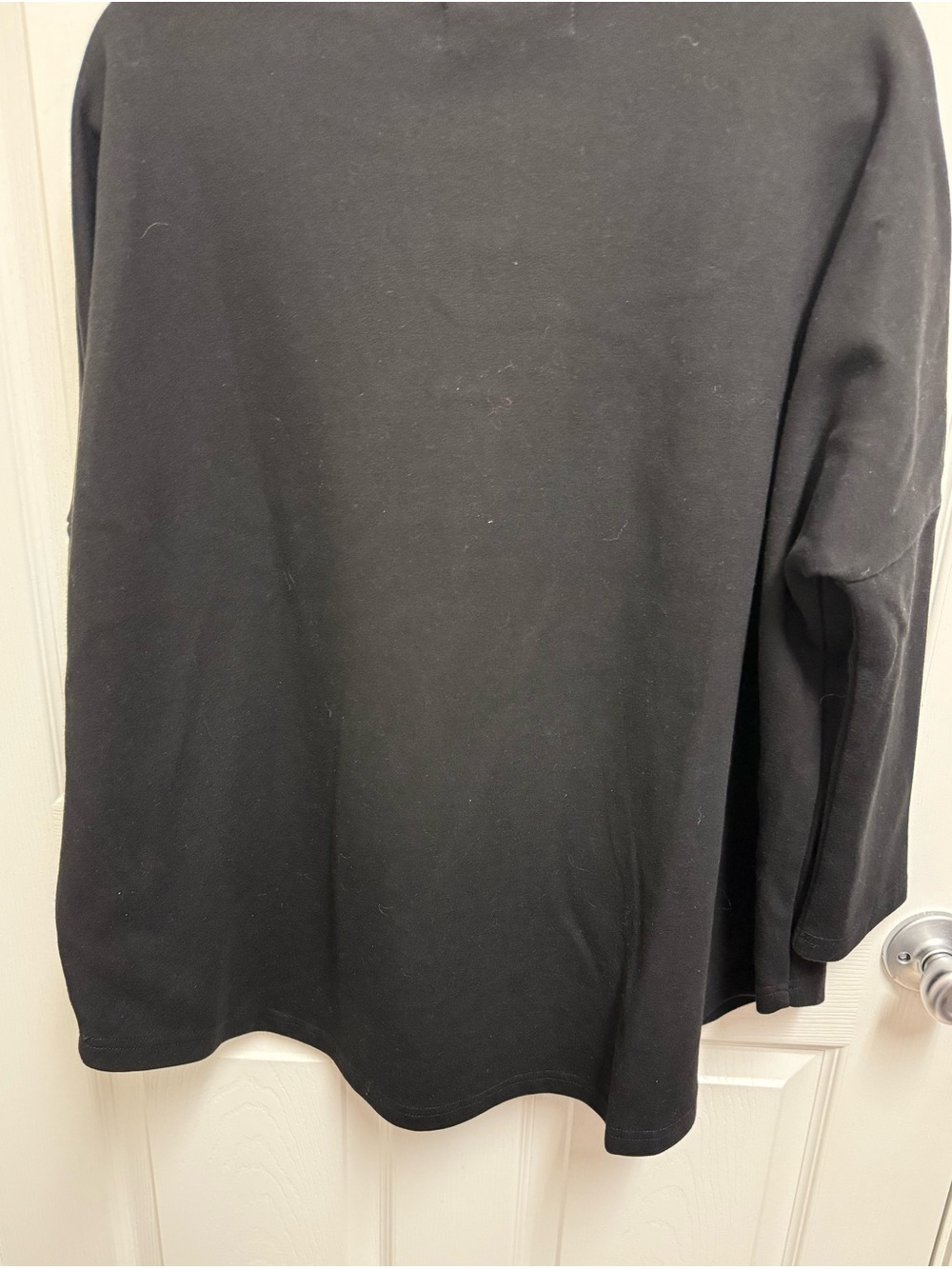 Pomander Place Black Split Neck Sweater Top - Picture 8 of 9